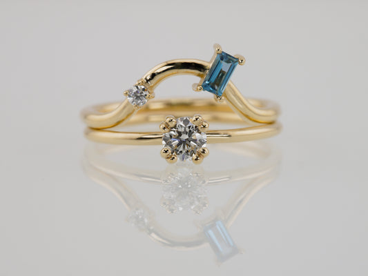 MELIAE II Solitaire Ring - Lab Diamond