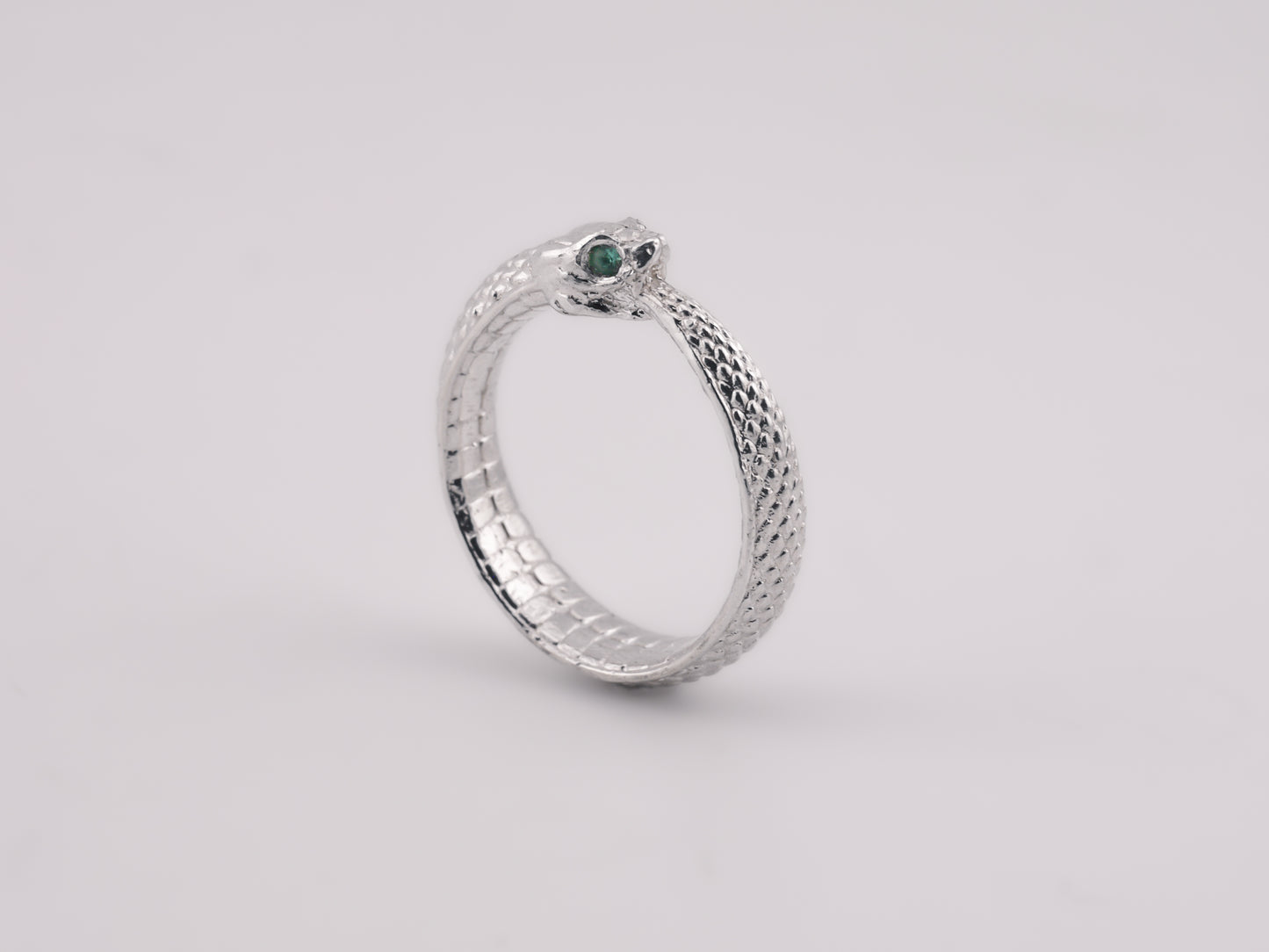 OUROBOROS Ring with Emeralds