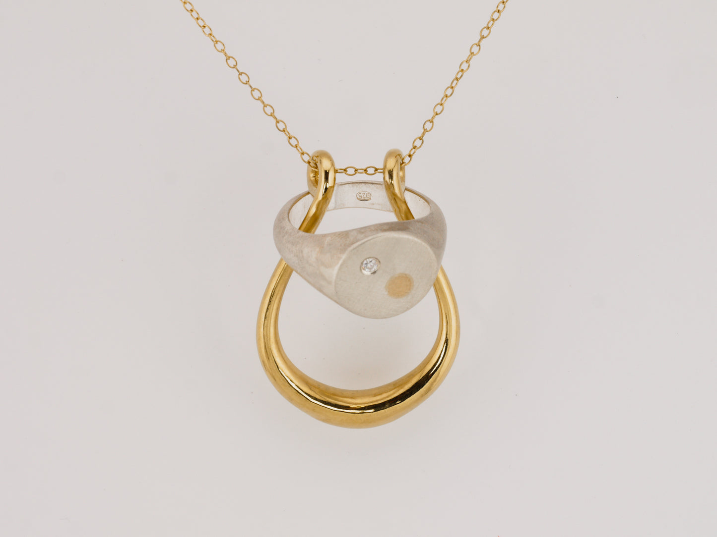 MEDEA Ring Holder Necklace