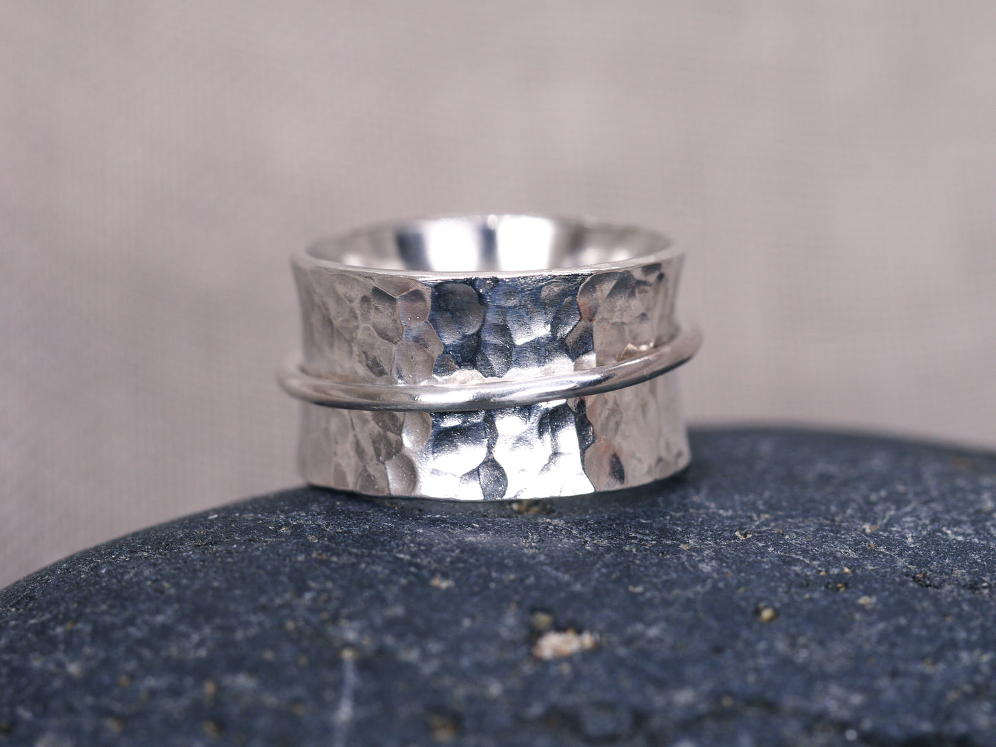 FELICITY Spinner Ring - Sterling Silver & 9k Gold