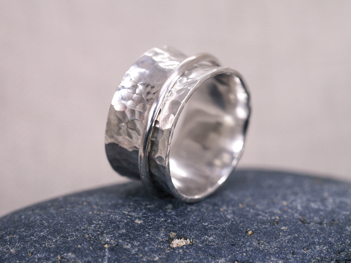 FELICITY Spinner Ring - Sterling Silver & 9k Gold