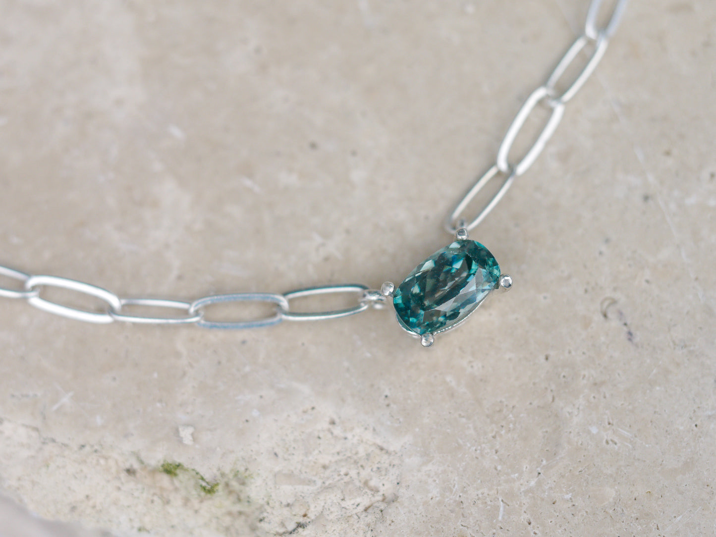 SKYLA ZIRCON Choker Necklace - OOAK