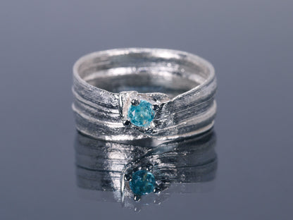 HIKIME Paraiba Apatite Ring - Size K