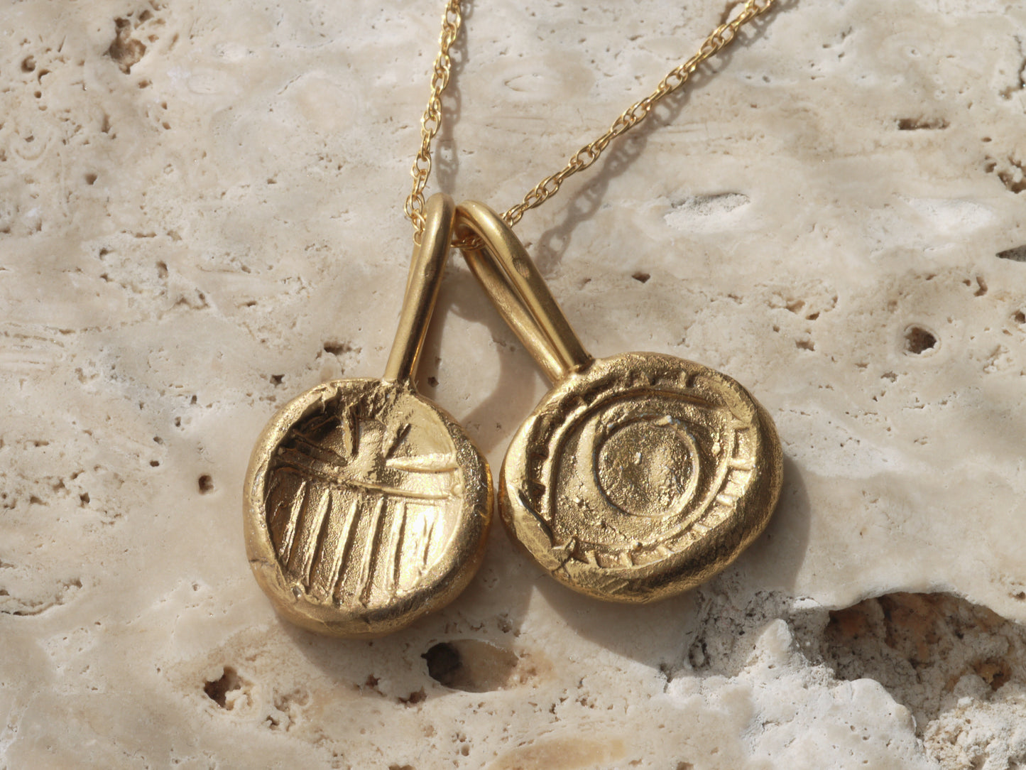 EVIL EYE Talisman Necklace - 22k Gold Vermeil