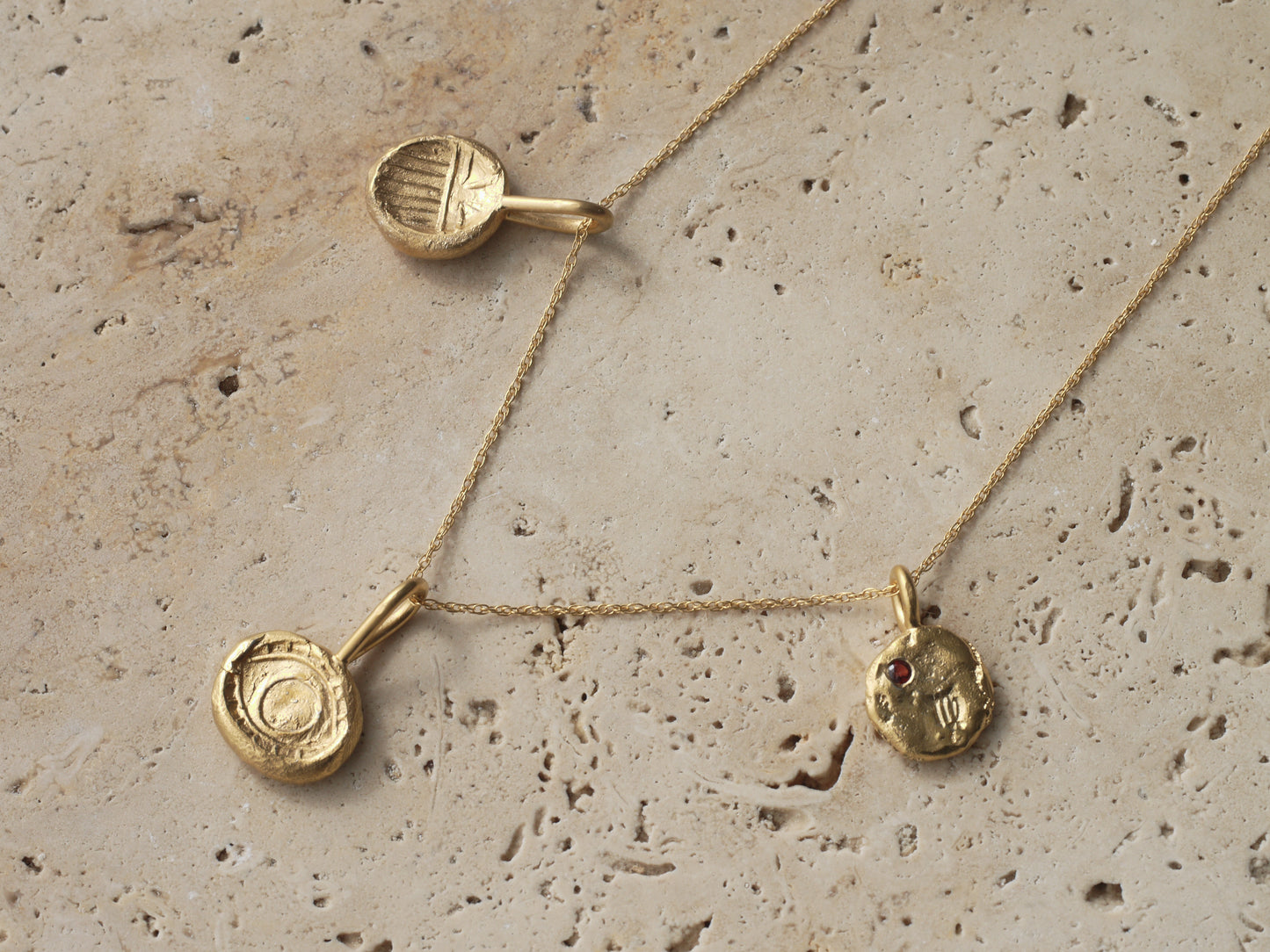 EVIL EYE Talisman Necklace - 22k Gold Vermeil