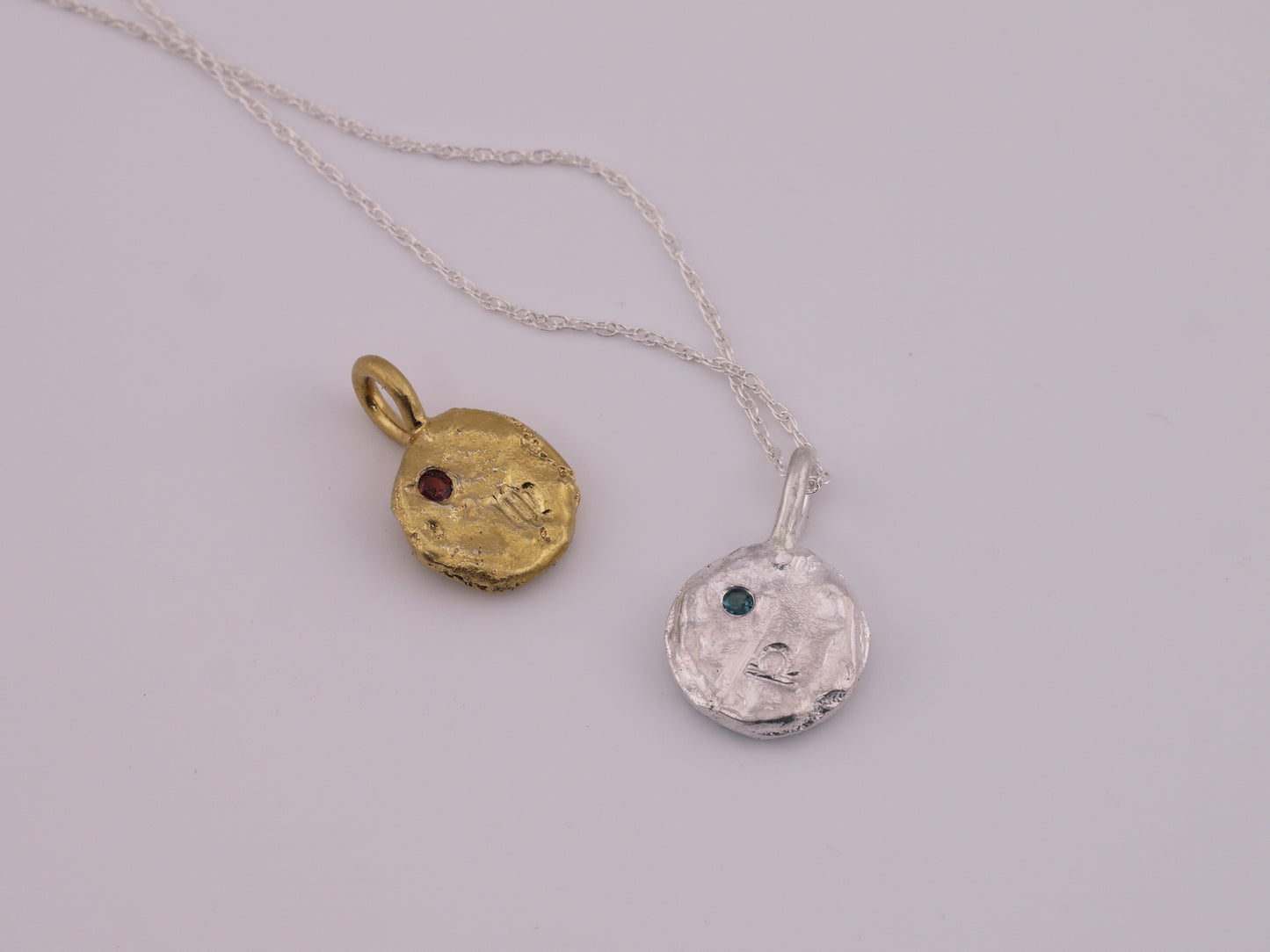 ZODIAC RELIC Pendant Necklace with Birthstone