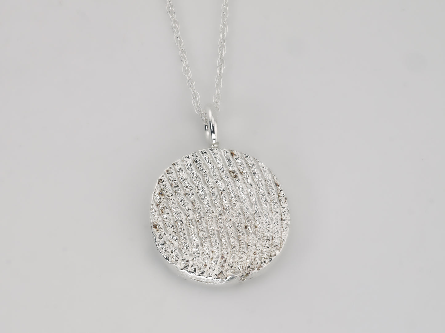 CUTTLEFISH CASTED Coin Pendant Necklace