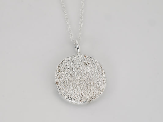 CUTTLEFISH CASTED Coin Pendant Necklace