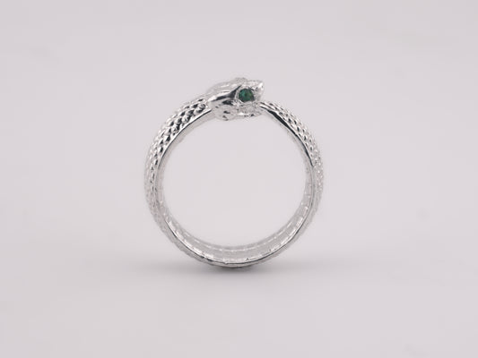 OUROBOROS Ring with Emeralds