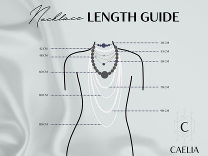 RHEA Ring Holder Necklace - Freshwater Pearl & White Topaz