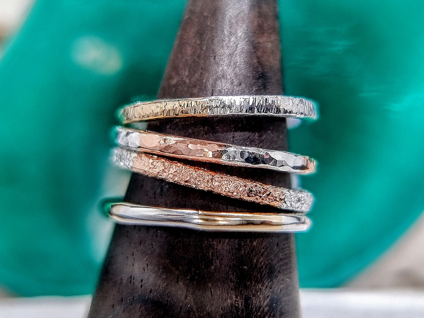 AMALGAM - Quarter Brightcut Ring