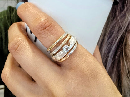 AMALGAM - Quarter Brightcut Ring