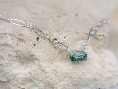 SKYLA ZIRCON Choker Necklace - OOAK
