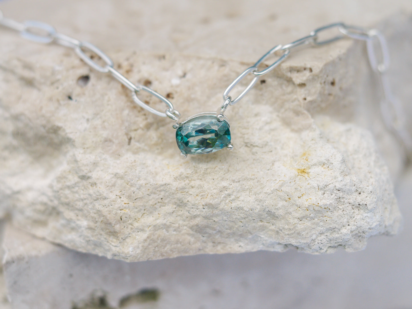 SKYLA ZIRCON Choker Necklace - OOAK