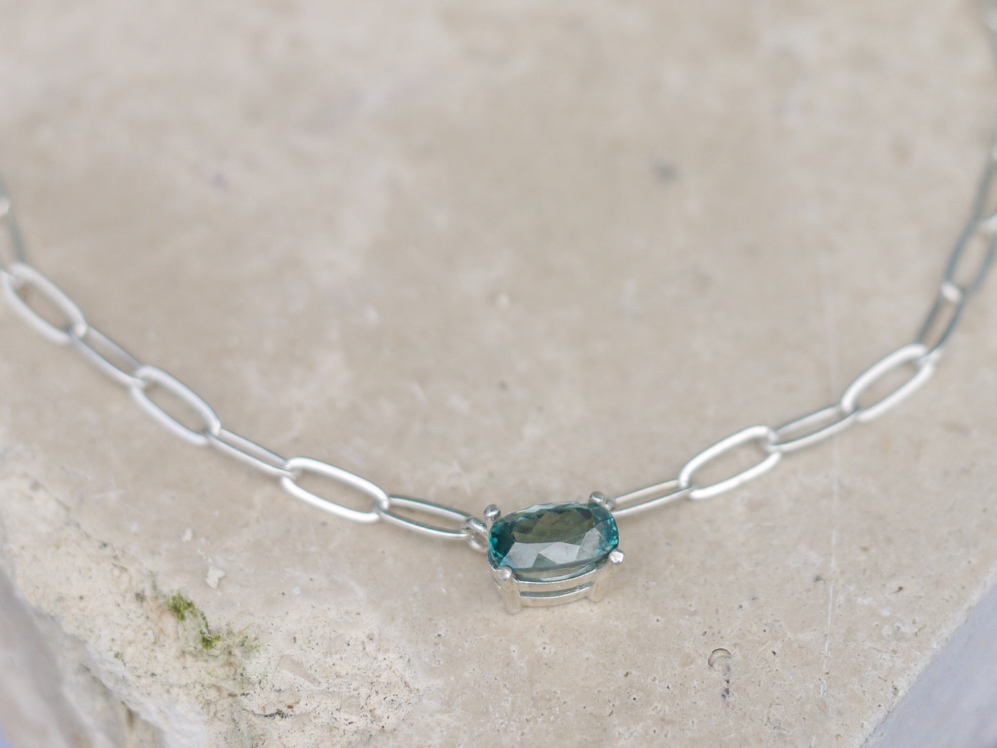 SKYLA ZIRCON Choker Necklace - OOAK