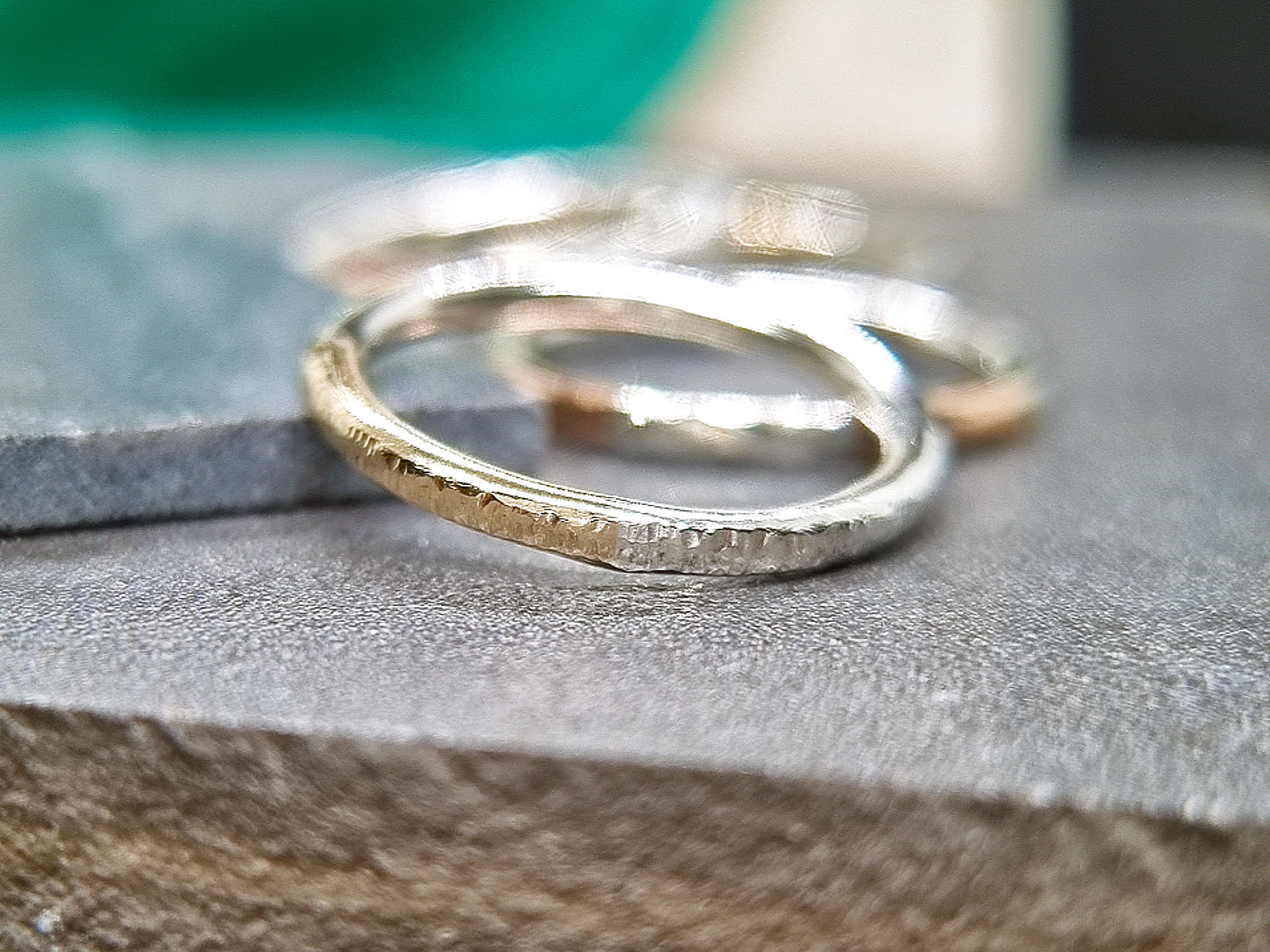 AMALGAM - Quarter Brightcut Ring