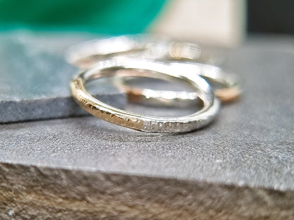 AMALGAM - Quarter Brightcut Ring